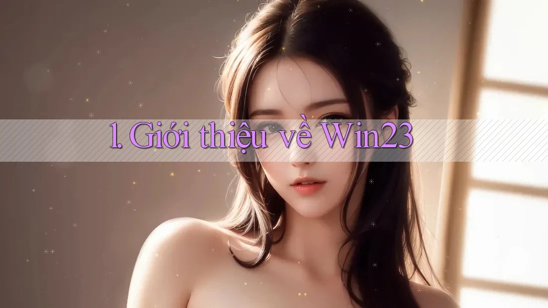 1. Giới thiệu về Win23 1. Giới thiệu về Win23