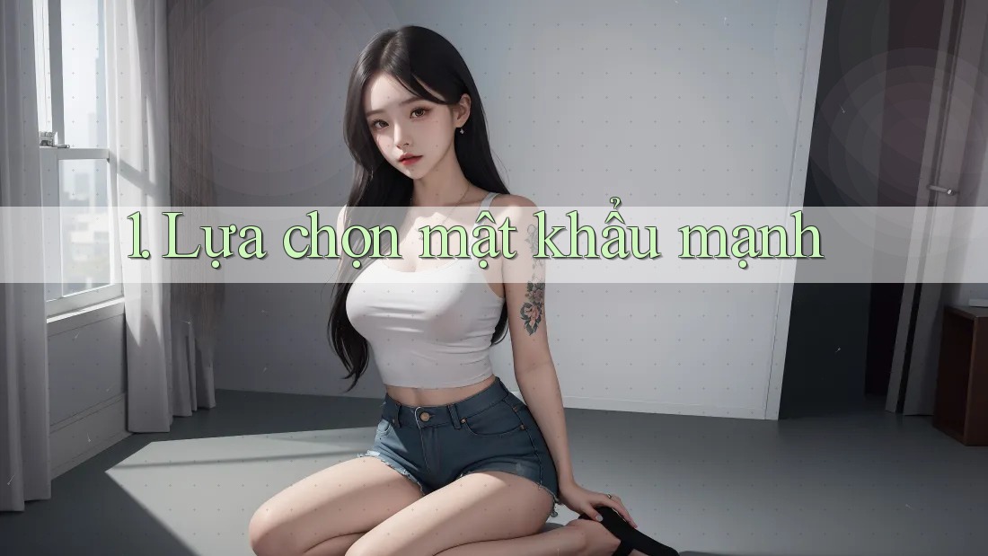 1. Lựa chọn mật khẩu mạnh 1. Lựa chọn mật khẩu mạnh
