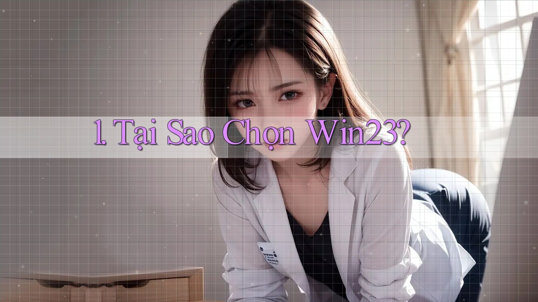 1. Tại Sao Chọn Win23? 1. Tại Sao Chọn Win23?