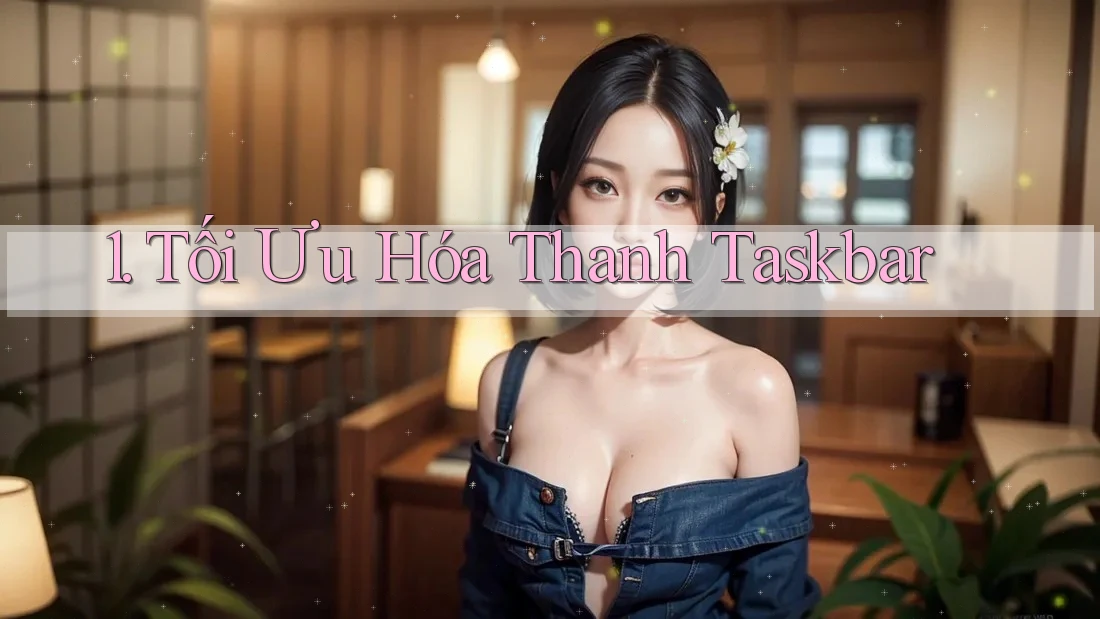 1. Tối Ưu Hóa Thanh Taskbar