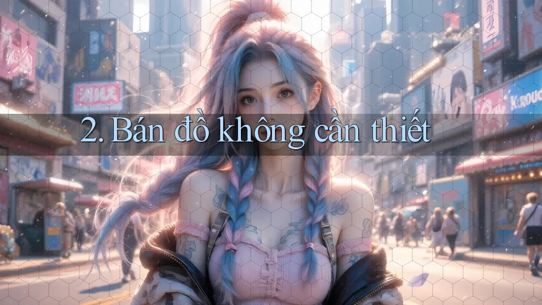 2. Bán đồ không cần thiết 2. Bán đồ không cần thiết
