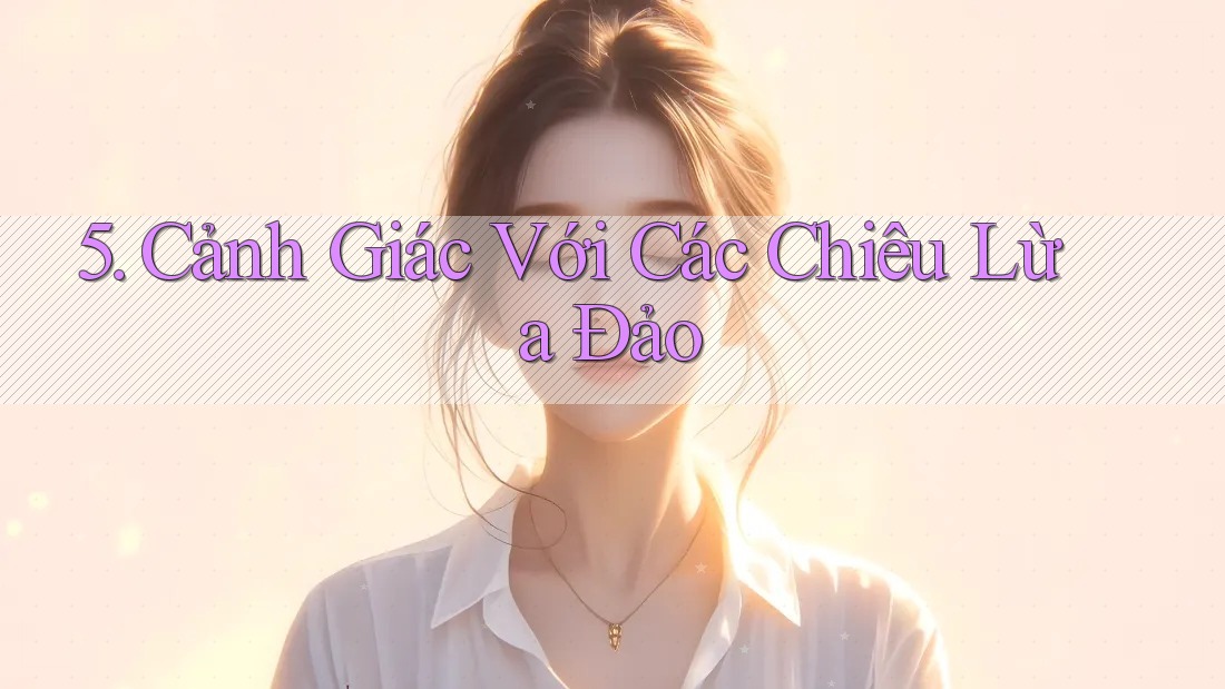 5. Cảnh Giác Với Các Chiêu Lừa Đảo 5. Cảnh Giác Với Các Chiêu Lừa Đảo
