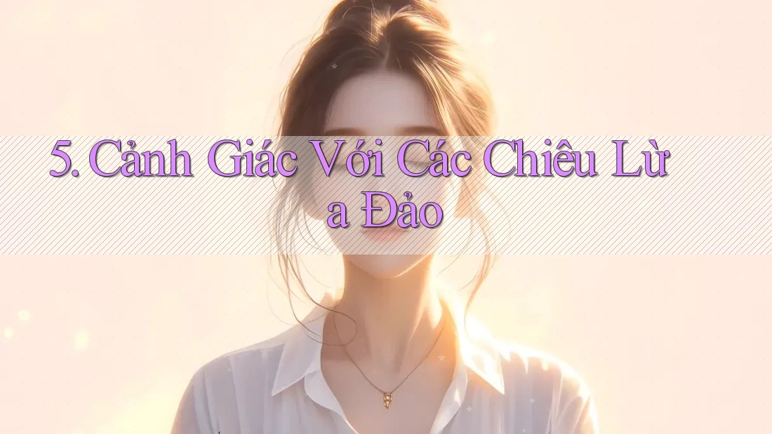 5. Cảnh Giác Với Các Chiêu Lừa Đảo