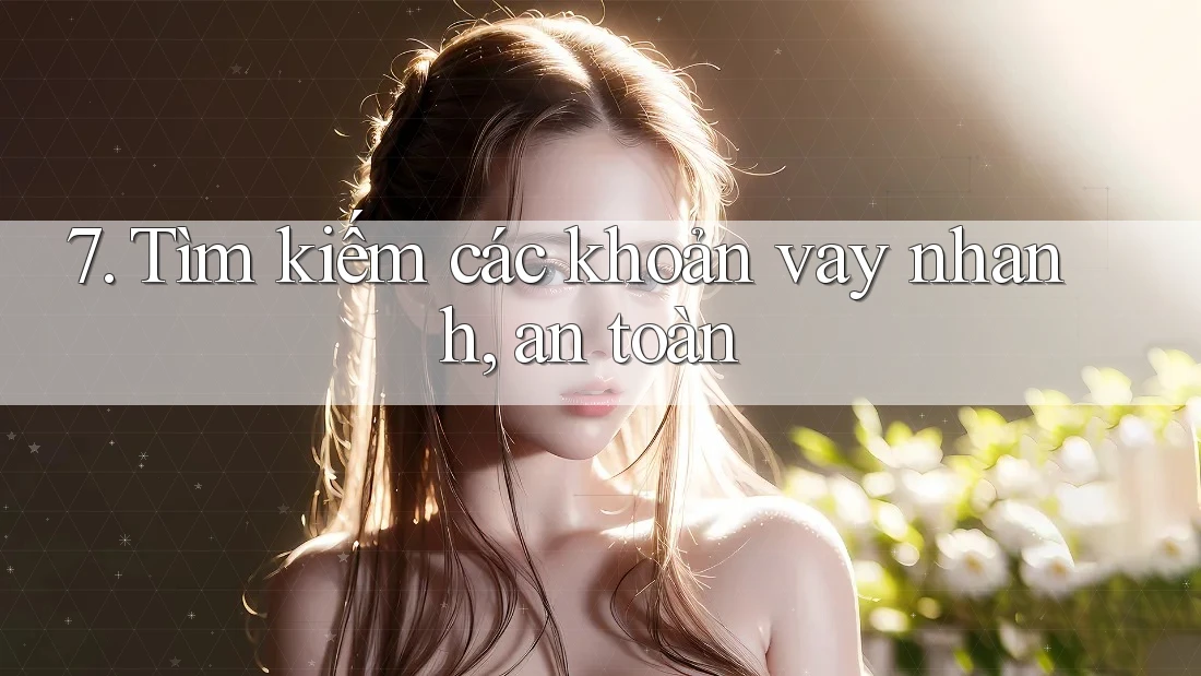 7. Tìm kiếm các khoản vay nhanh, an toàn 7. Tìm kiếm các khoản vay nhanh, an toàn