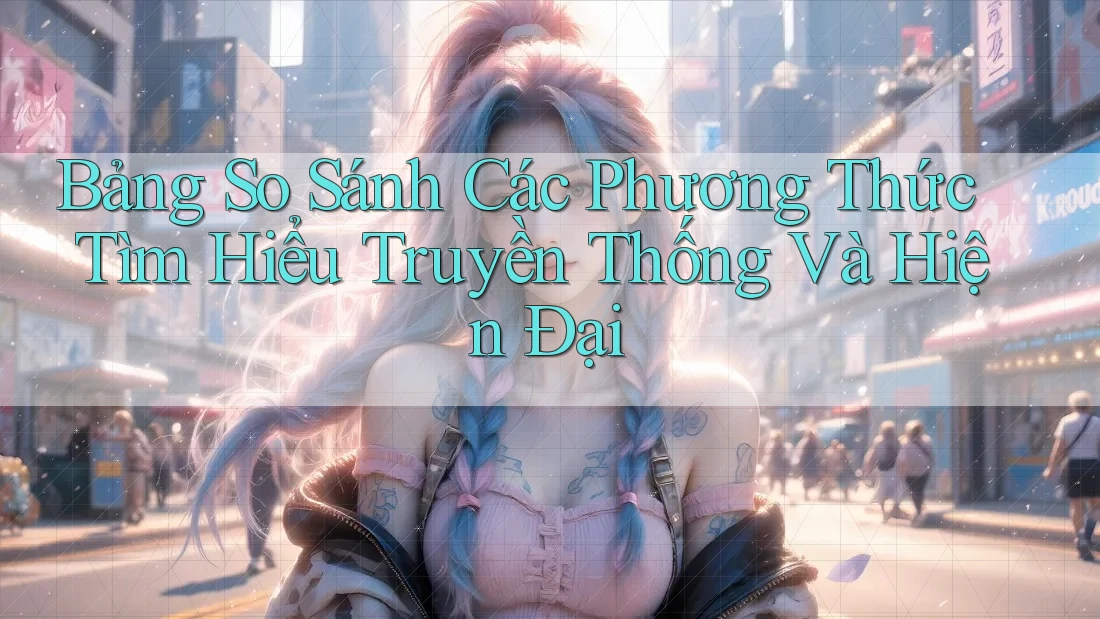 Bảng So Sánh Các Phương Thức Tìm Hiểu Truyền Thống Và Hiện Đại Bảng So Sánh Các Phương Thức Tìm Hiểu Truyền Thống Và Hiện Đại