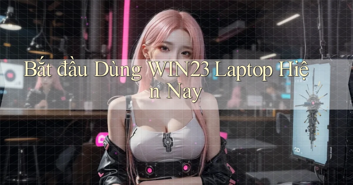 bắt đầu dùng win23 laptop hiện nay