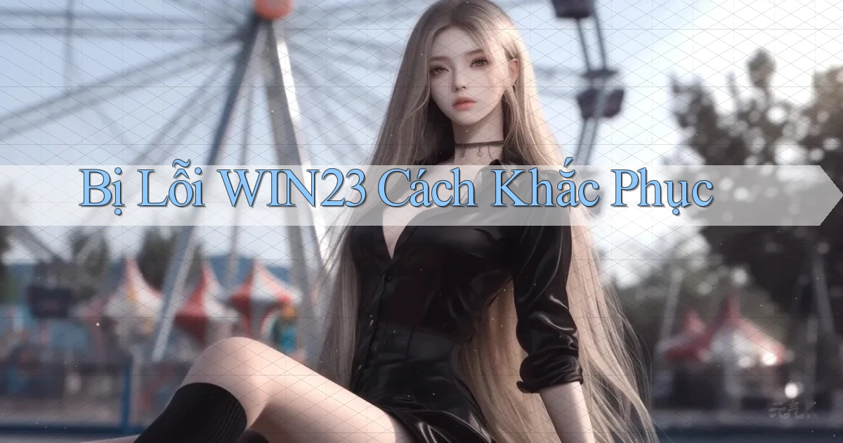 bị lỗi win23 cách khắc phục