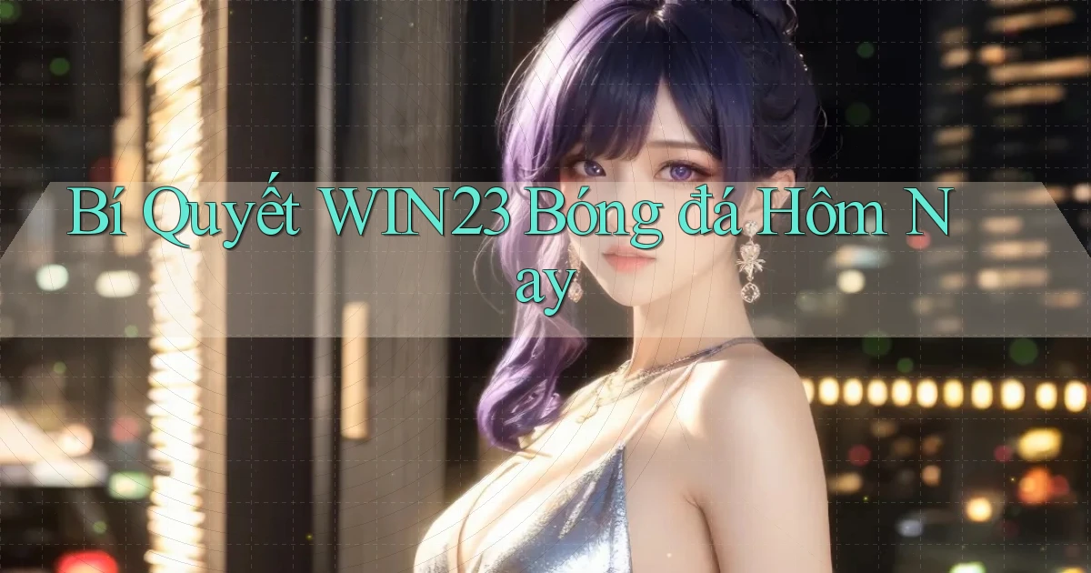 bí quyết win23 bóng đá hôm nay