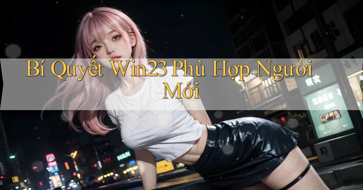bí quyết win23 phù hợp người mới