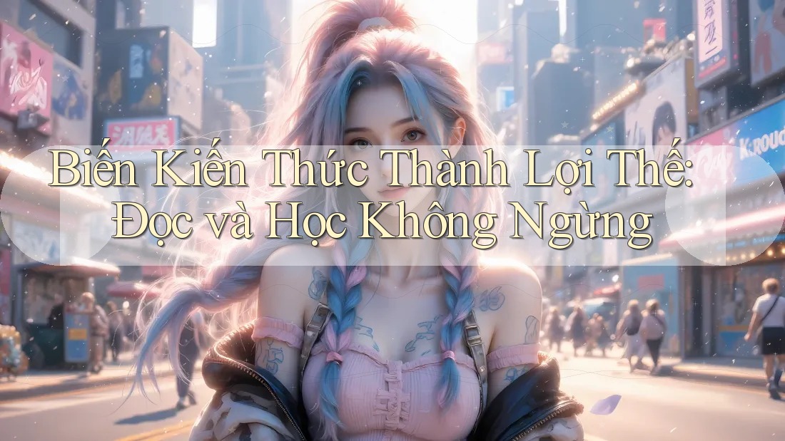Biến Kiến Thức Thành Lợi Thế: Đọc và Học Không Ngừng