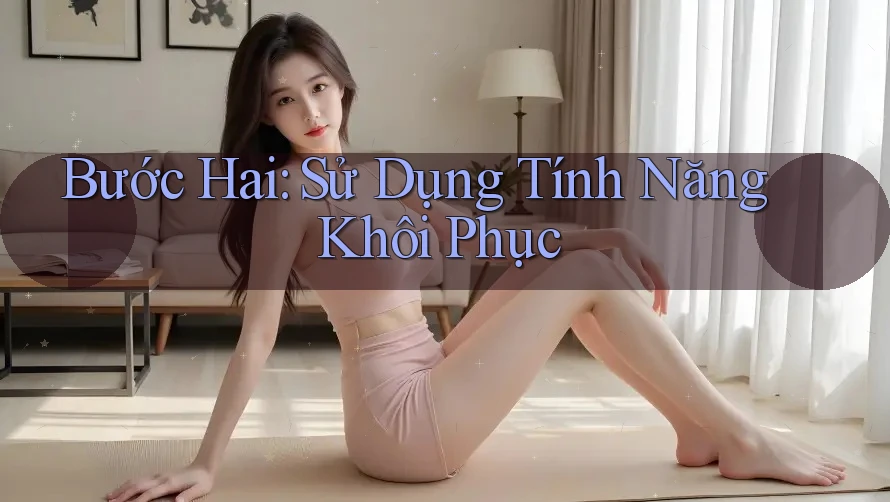 Bước Hai: Sử Dụng Tính Năng Khôi Phục