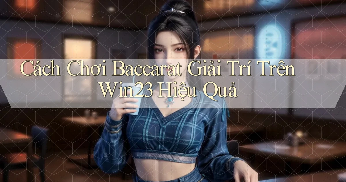 cách chơi baccarat giải trí trên win23 hiệu quả