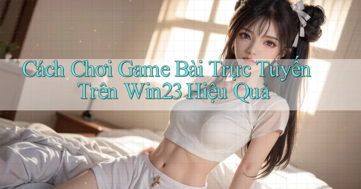 cách chơi game bài trực tuyến trên win23 hiệu quả