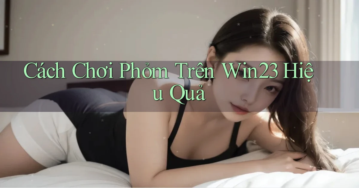 cách chơi phỏm trên win23 hiệu quả