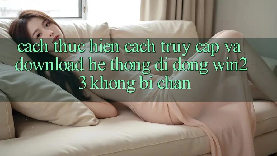 Cách thực hiện Cách Truy Cập Và Download Hệ thống di động win23 Không Bị Chặn