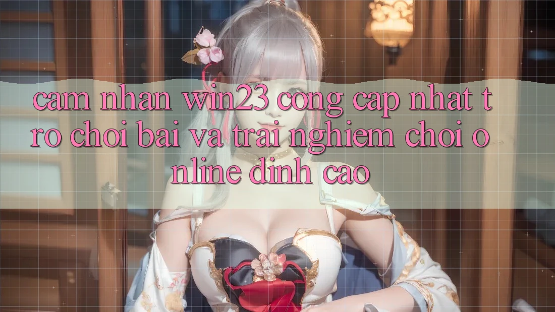 Cảm nhận win23 - Cổng Cập Nhật Trò chơi Bài Và Trải Nghiệm Chơi Online Đỉnh Cao Cảm nhận win23 - Cổng Cập Nhật Trò chơi Bài Và Trải Nghiệm Chơi Online Đỉnh Cao