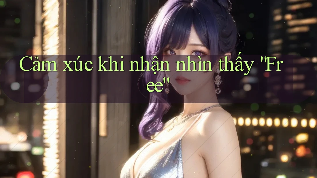 Cảm xúc khi nhận nhìn thấy “Free”