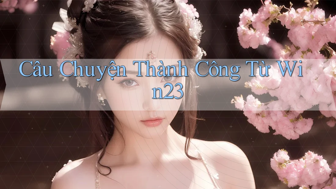 Câu Chuyện Thành Công Từ Win23 Câu Chuyện Thành Công Từ Win23