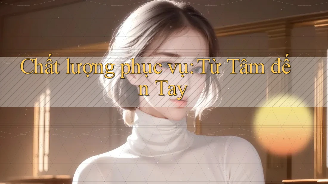 Chất lượng phục vụ: Từ Tâm đến Tay Chất lượng phục vụ: Từ Tâm đến Tay