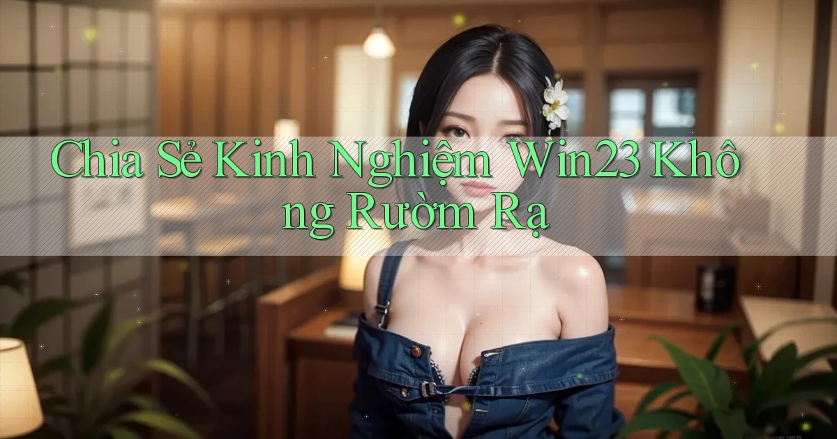 chia sẻ kinh nghiệm win23 không rườm rà