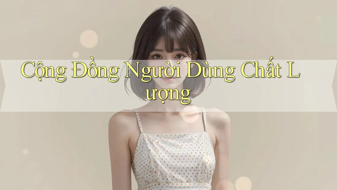 Cộng Đồng Người Dùng Chất Lượng Cộng Đồng Người Dùng Chất Lượng