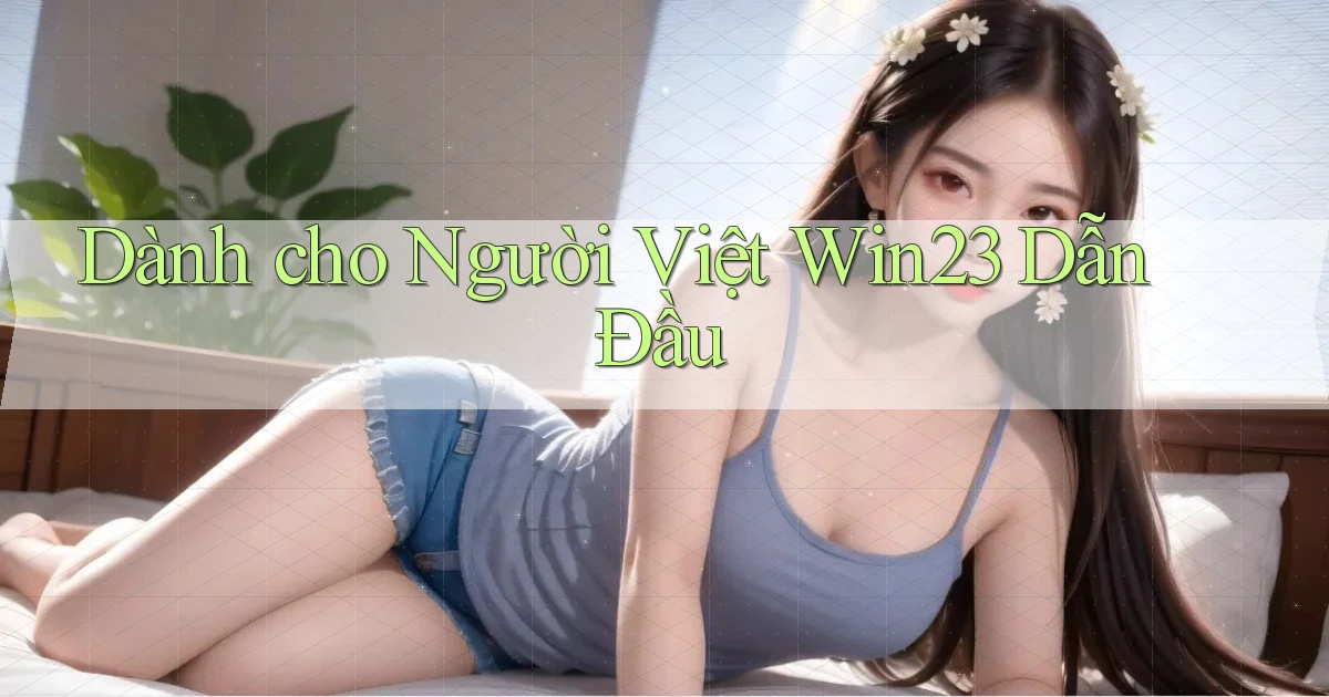 dành cho người việt win23 dẫn đầu