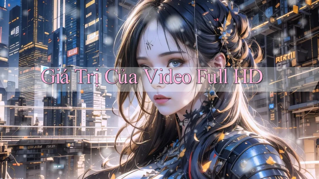 Giá Trị Của Video Full HD Giá Trị Của Video Full HD
