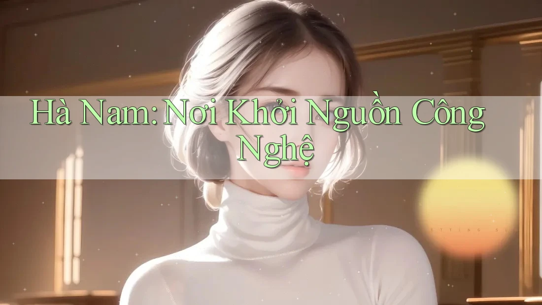 Hà Nam: Nơi Khởi Nguồn Công Nghệ Hà Nam: Nơi Khởi Nguồn Công Nghệ