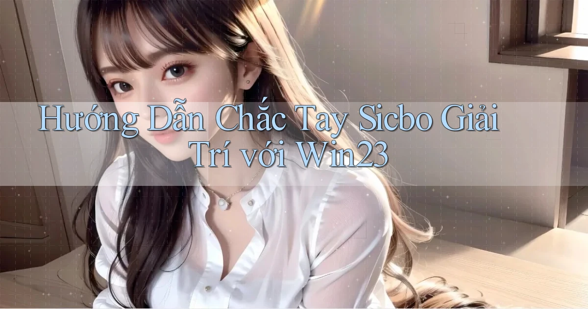 hướng dẫn chắc tay sicbo giải trí với win23