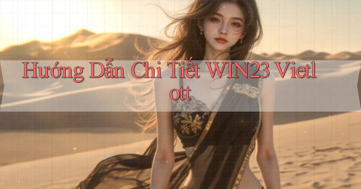 hướng dẫn chi tiết win23 vietlott