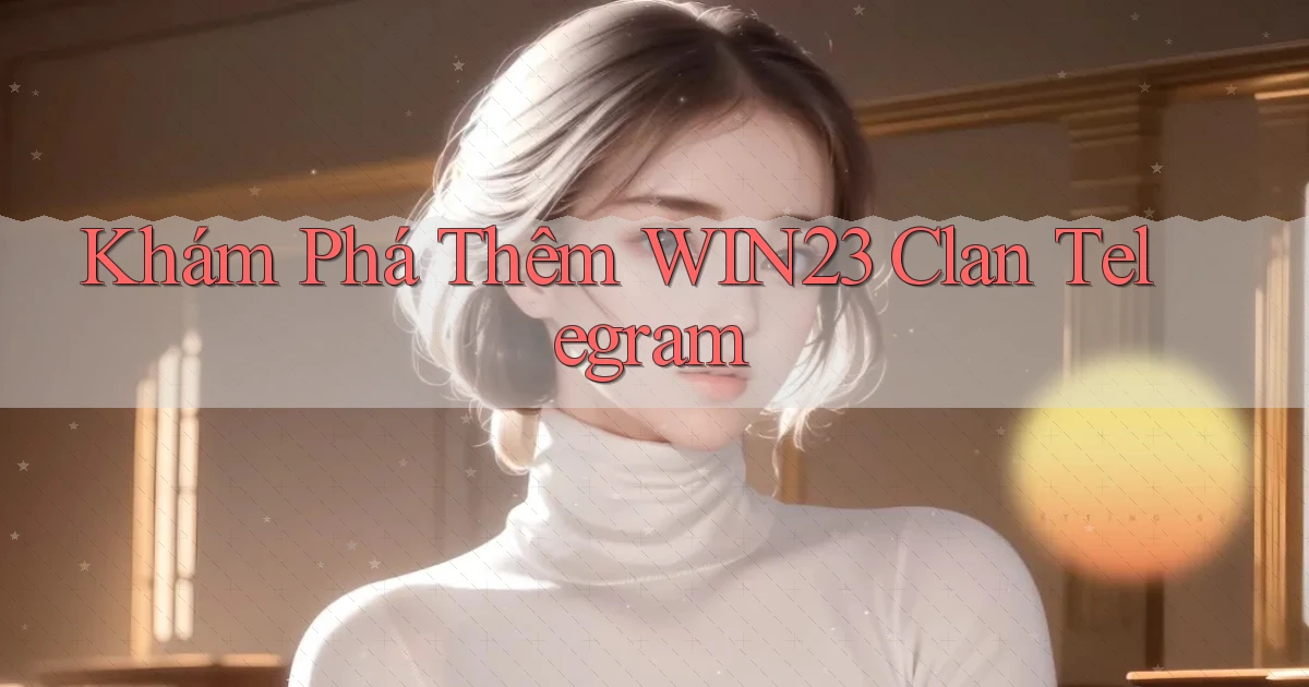 khám phá thêm win23 clan telegram