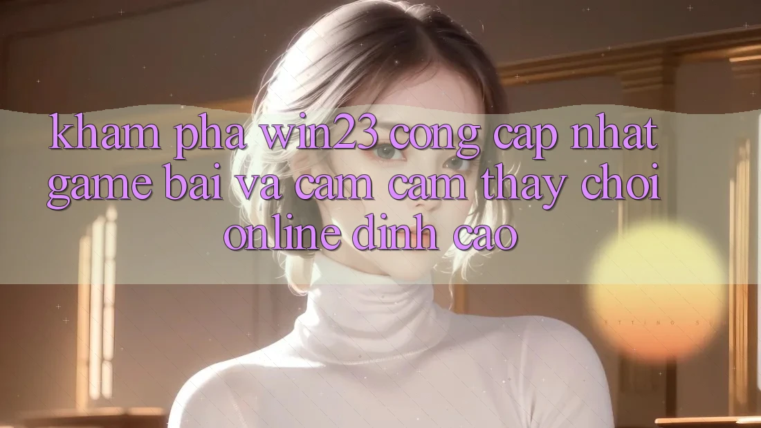 Khám Phá win23 - Cổng Cập Nhật Game Bài Và Cảm cảm thấy Chơi Online Đỉnh Cao Khám Phá win23 - Cổng Cập Nhật Game Bài Và Cảm cảm thấy Chơi Online Đỉnh Cao