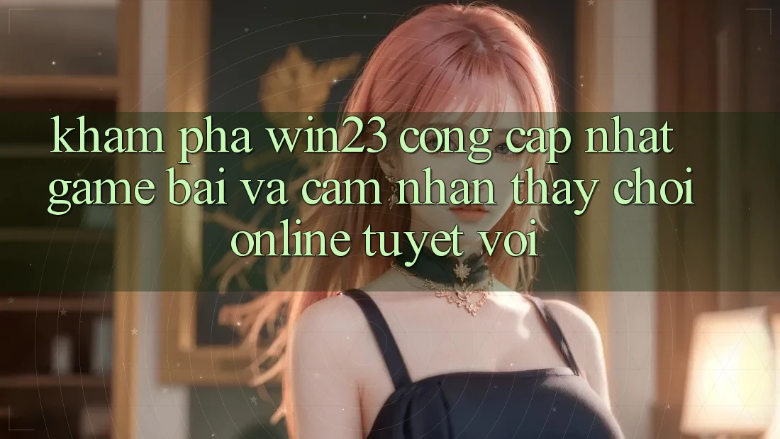Khám Phá win23 - Cổng Cập Nhật Game Bài Và Cảm nhận thấy Chơi Online Tuyệt vời