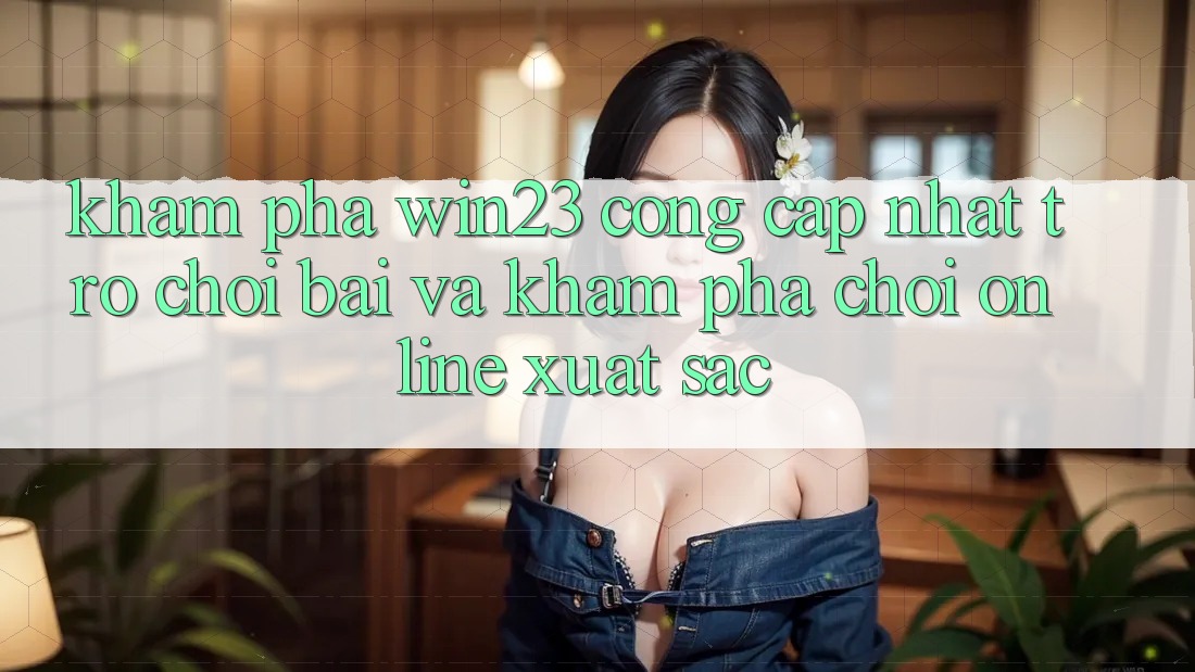 Khám Phá win23 - Cổng Cập Nhật Trò chơi Bài Và Khám phá Chơi Online Xuất sắc Khám Phá win23 - Cổng Cập Nhật Trò chơi Bài Và Khám phá Chơi Online Xuất sắc