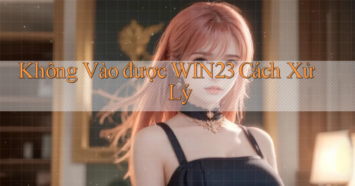 không vào được win23 cách xử lý