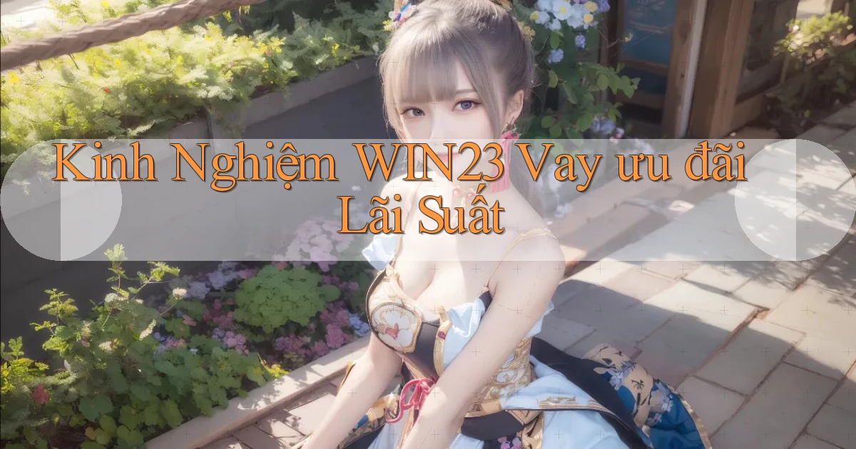 kinh nghiệm win23 vay ưu đãi lãi suất