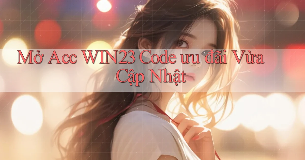 mở acc win23 code ưu đãi vừa cập nhật