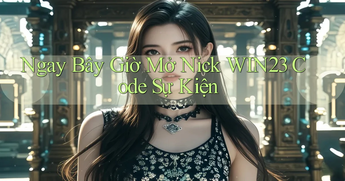 ngay bây giờ mở nick win23 code sự kiện