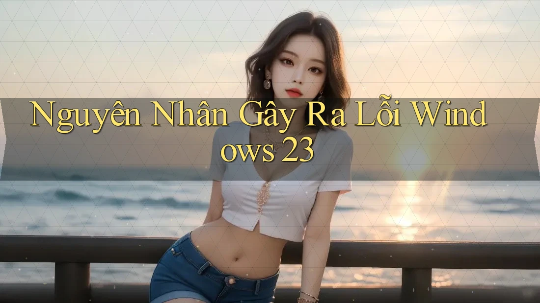 Nguyên Nhân Gây Ra Lỗi Windows 23