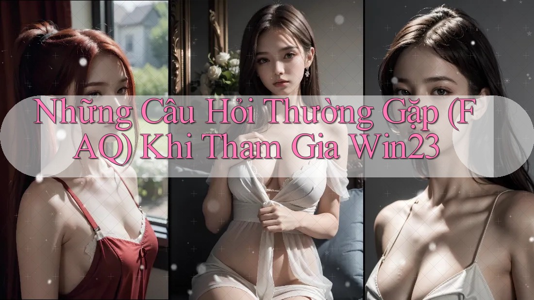 Những Câu Hỏi Thường Gặp (FAQ) Khi Tham Gia Win23