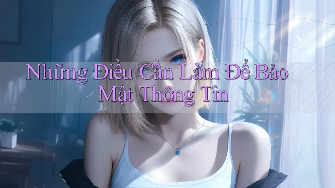 Những Điều Cần Làm Để Bảo Mật Thông Tin