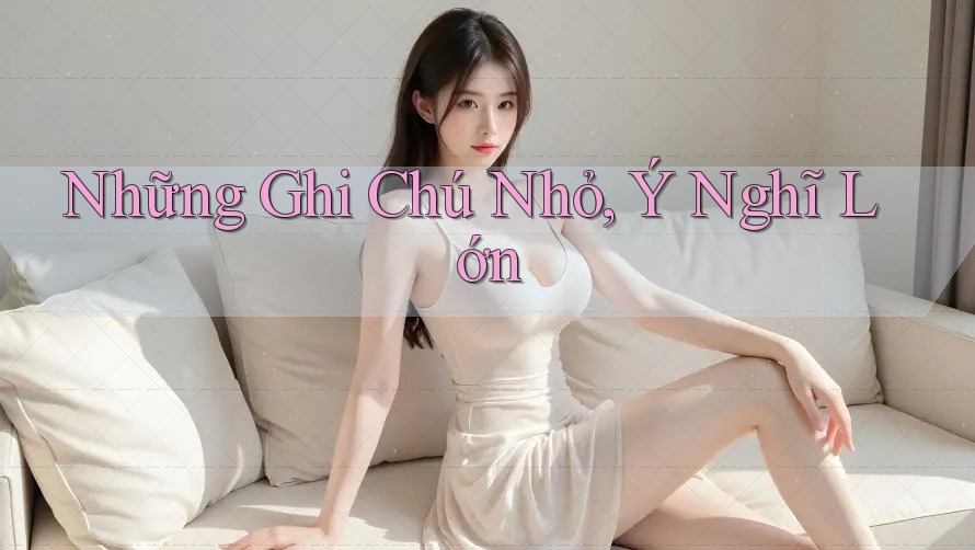 Những Ghi Chú Nhỏ, Ý Nghĩ Lớn Những Ghi Chú Nhỏ, Ý Nghĩ Lớn