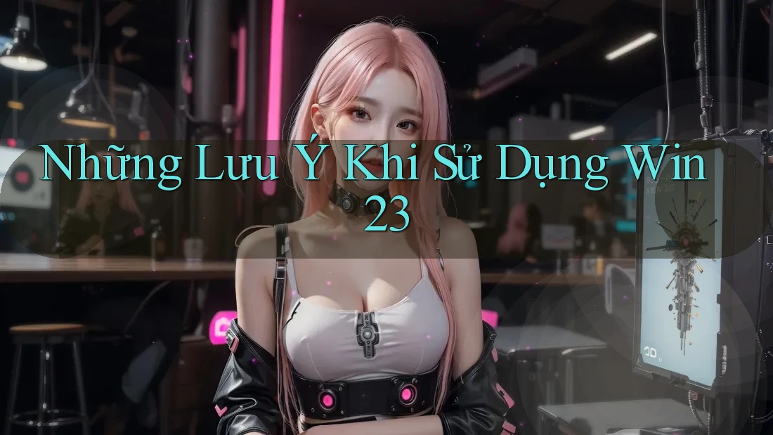 Những Lưu Ý Khi Sử Dụng Win23