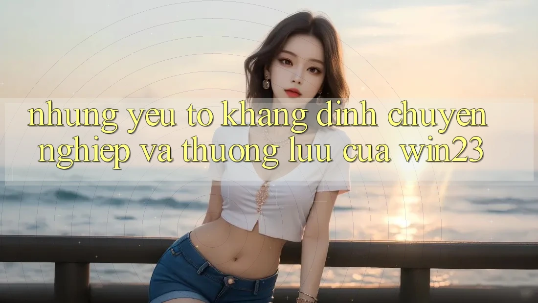 Những Yếu Tố Khẳng Định Chuyên nghiệp Và Thượng lưu Của win23