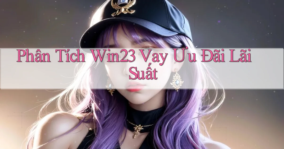 phân tích win23 vay ưu đãi lãi suất