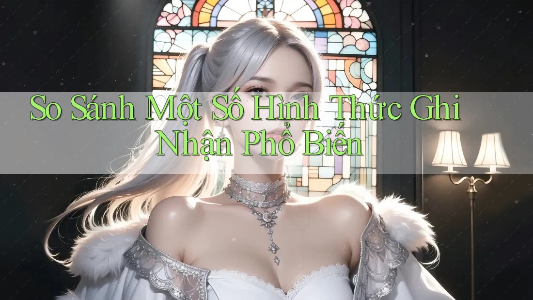 So Sánh Một Số Hình Thức Ghi Nhận Phổ Biến So Sánh Một Số Hình Thức Ghi Nhận Phổ Biến