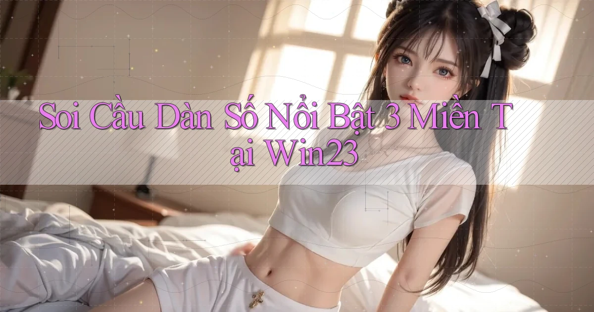 soi cầu dàn số nổi bật 3 miền tại win23