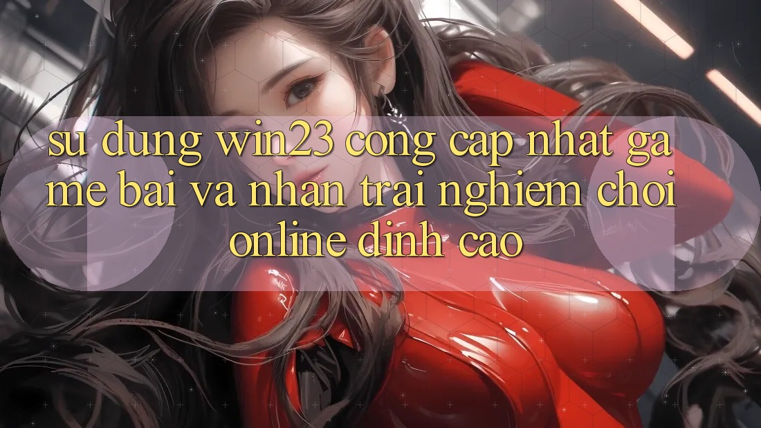 Sử dụng win23 - Cổng Cập Nhật Game Bài Và Nhận trải nghiệm Chơi Online Đỉnh Cao
