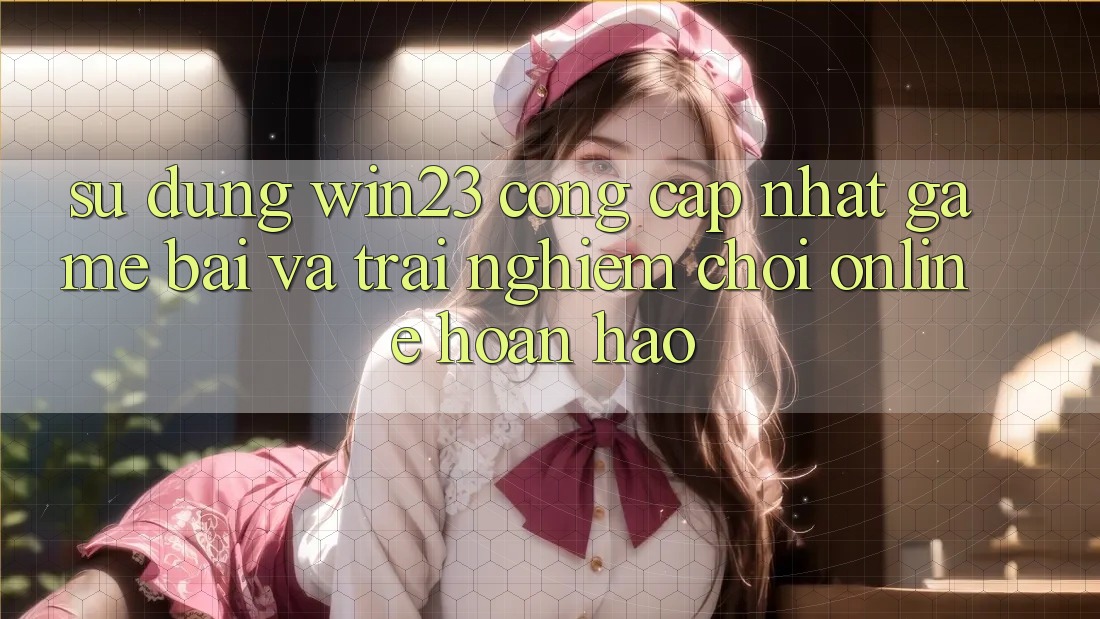 Sử dụng win23 - Cổng Cập Nhật Game Bài Và Trải Nghiệm Chơi Online Hoàn hảo