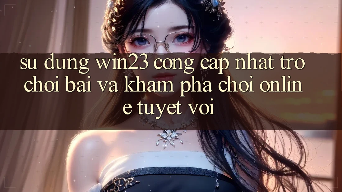 Sử dụng win23 - Cổng Cập Nhật Trò chơi Bài Và Khám phá Chơi Online Tuyệt vời Sử dụng win23 - Cổng Cập Nhật Trò chơi Bài Và Khám phá Chơi Online Tuyệt vời